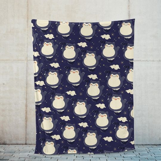 Anime Poke Fleece Blanket