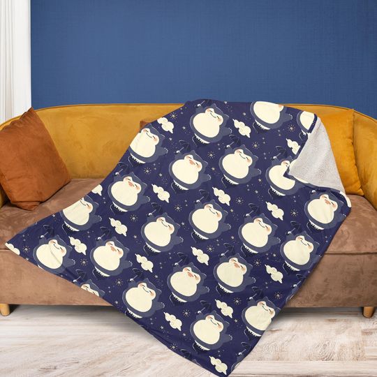 Anime Poke Fleece Blanket