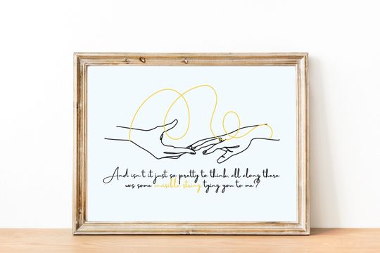 Invisible String Taylorr Swifts Poster