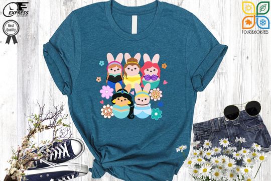 Princess Easter Eggs Shirt, Disney Easter Shirt, Princess Elsa, Snow White