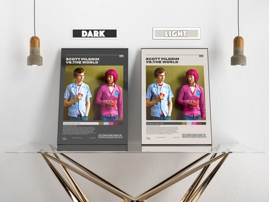 Scott Pilgrim vs. the World, Edgar Wright, Minimalist Movie Poster