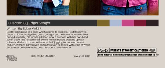 Scott Pilgrim vs. the World, Edgar Wright, Minimalist Movie Poster