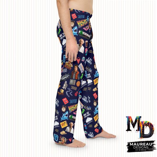 Back to the Future Inspired Collage Women's Pajama Pants