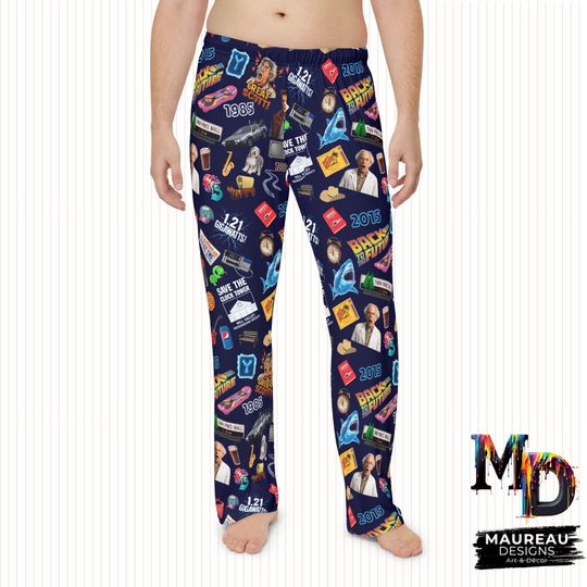 Back to the Future Inspired Collage Women's Pajama Pants