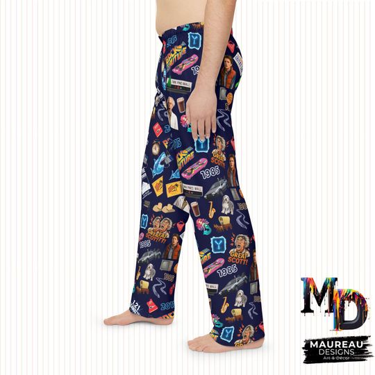 Back to the Future Inspired Collage Women's Pajama Pants