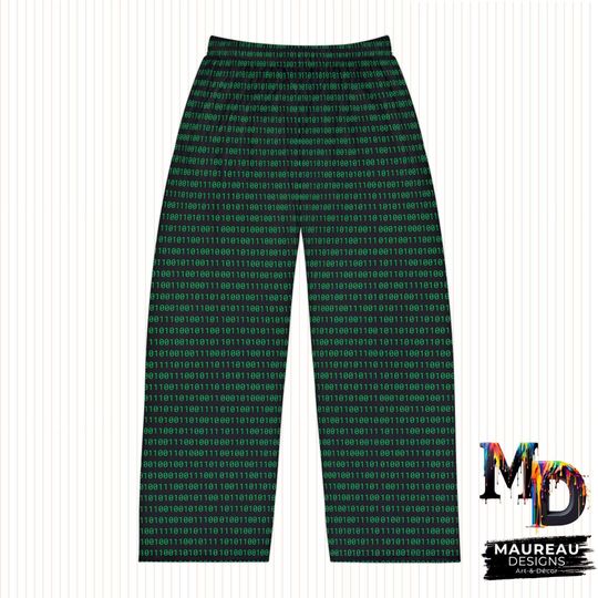 Binary Numbers Women's Pajama Pants, Pajamas, Gift for Him, Pajama Bottoms