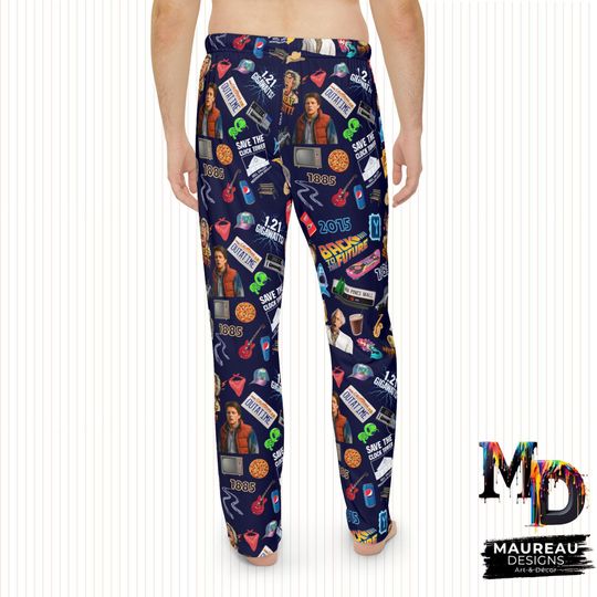Back to the Future Inspired Collage Women's Pajama Pants