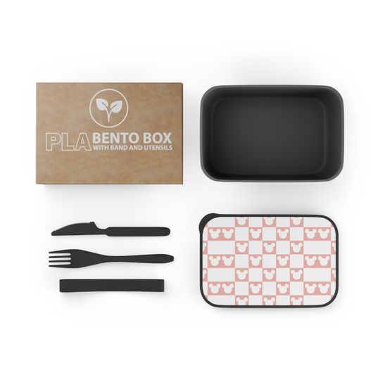 Pink Disney Logo-Inspired Bento Lunch Box