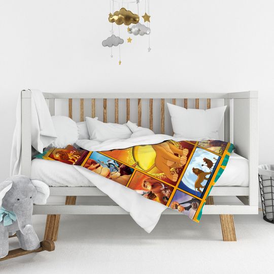 The Lion King Blanket, Simba Hakuta Matata Timon Pumbaa Blanket