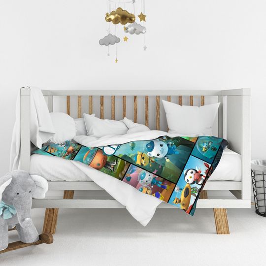 The Octonauts Blanket, Personalized The Octonauts Fleece Blanket