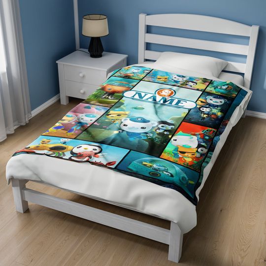 The Octonauts Blanket, Personalized The Octonauts Fleece Blanket