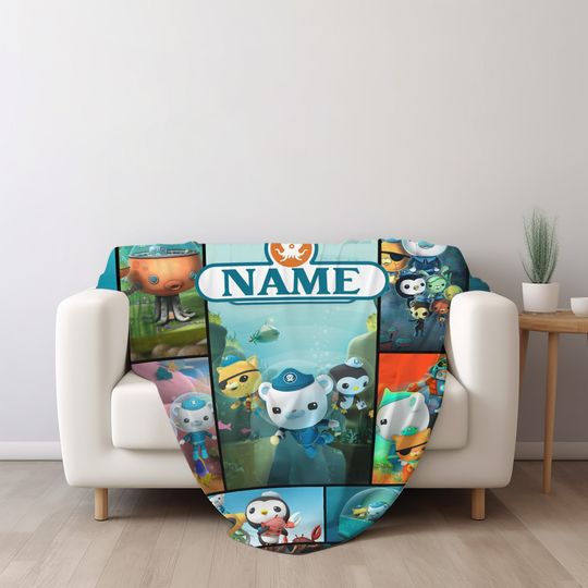 The Octonauts Blanket, Personalized The Octonauts Fleece Blanket