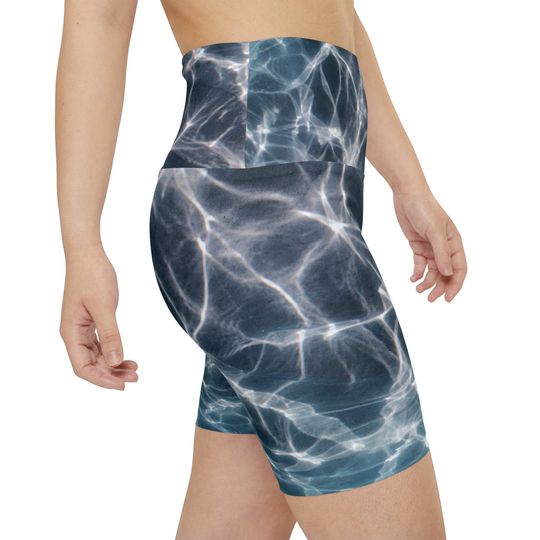 Ocean Print Women's Bike Shorts