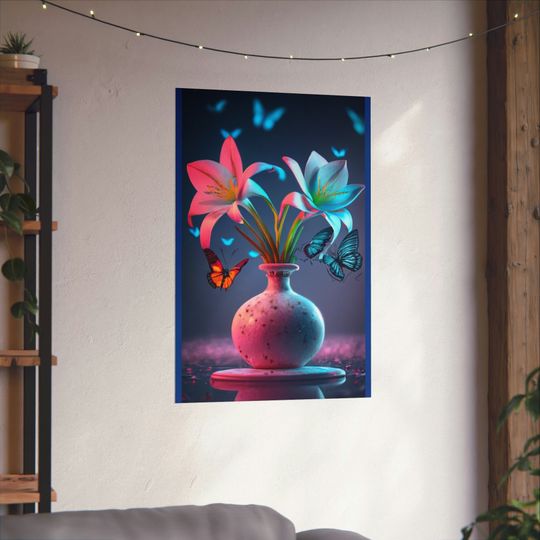 Magical Flower Premium Matte Vertical Posters