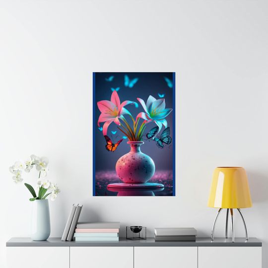 Magical Flower Premium Matte Vertical Posters