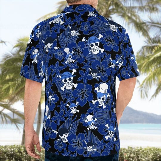 One Piece Hawaiian Shirt, One Piece Shirt, One Piece Button