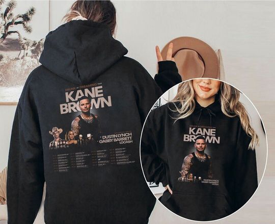 Kane Brown Drunk Or Dreaming 2023 Tour Hoodie, Kane Brown Tour 2-Sided Hoodie