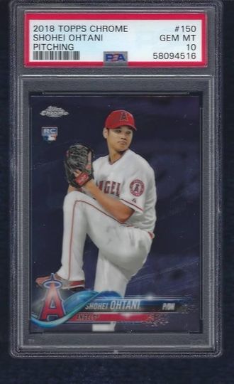 Shohei Ohtani Acylic Card, Baseball Player Card