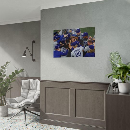 Los Angeles Dodgers World Series Yamamoto poster