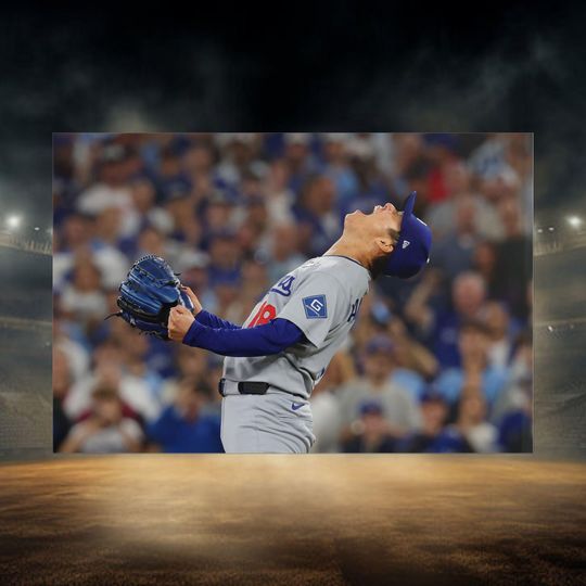 Los Angeles Dodgers World Series Yamamoto poster