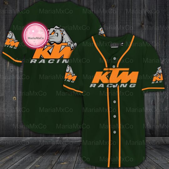 Motorcycle KTM Baseball Shirt, KTM Motorcycle Shirt