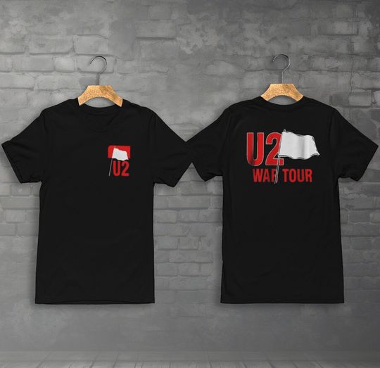 The U2 War Tour Music Band Unisex Black Music T-Shirt, Music T-Shirt