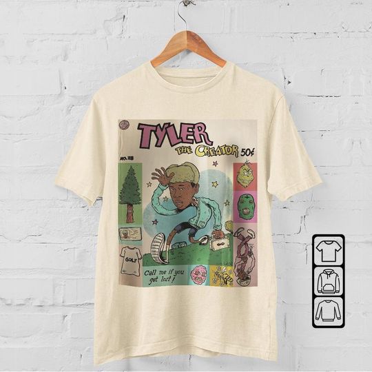 Tyler The Creator Shirt Retro Vintage 90s Hip Hop Graphic T-Shirt