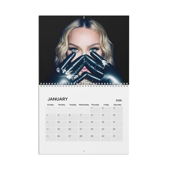 Madonna 2026 Wall Calendar | Office Supplies
