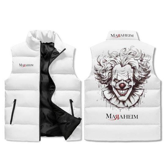 Maraheim Clown Unisex Sleeveless Jacket | Winter Clothing | Gift Ideas