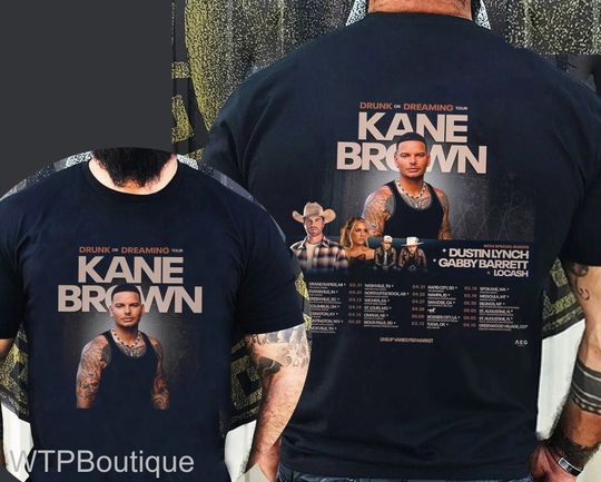 Kane Brown 2023 Tour Hoodie, Kane Brown Drunk Or Dreaming Tour 2 Sided Shirt