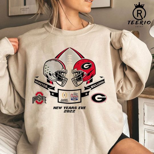 Georgia vs Ohio State 2022 Peach Bowl Sweatshirt; Peach Bowl 2022 Sweatshirt