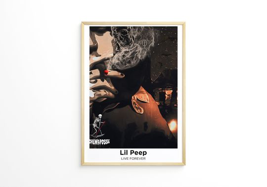 Lil Peep - Live Forever Album Poster