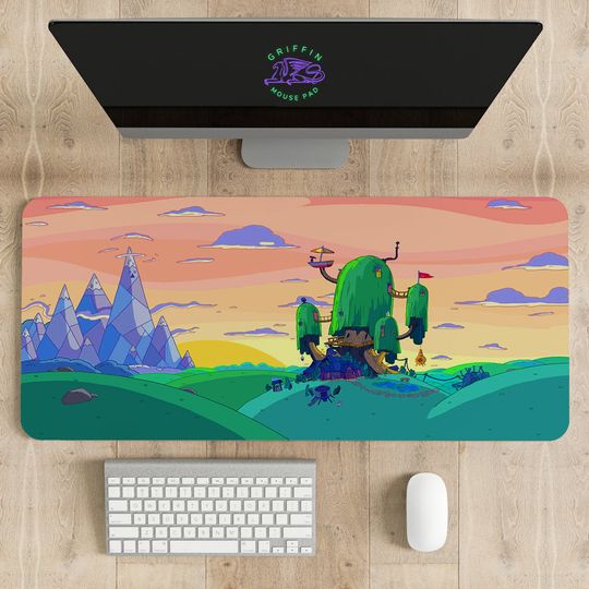 Adventure Time Mouse Pad, Gaming Mouse Pad, Mouse Pad, Game,  Anime, Desk Mat