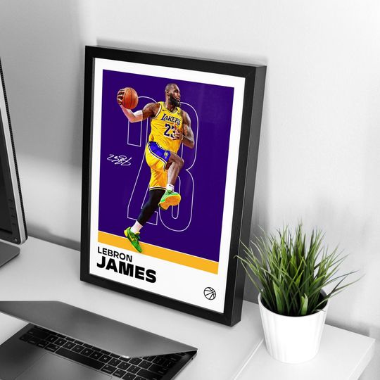 Lebron James Poster - Perfect for Fans!  King James Artwork