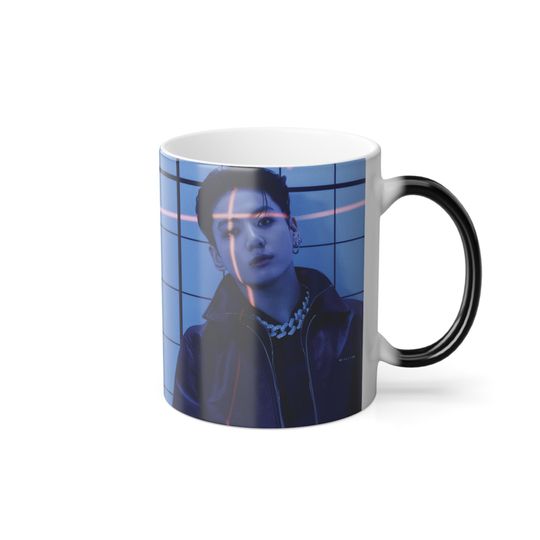 Jungkook BTS Color-Changing Mug, 11oz Coffee Cup