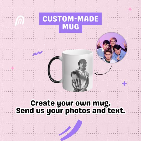 Jungkook BTS Color-Changing Mug, 11oz Coffee Cup