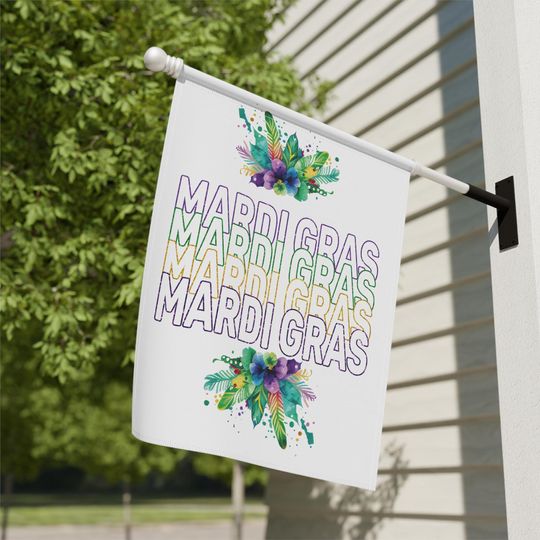 Mardi Gras - Garden & House Banner