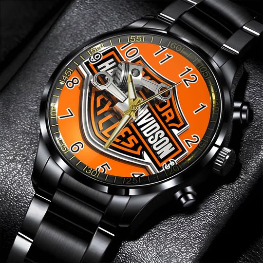Haarleyy Davidson Piston Steel Watch for Men