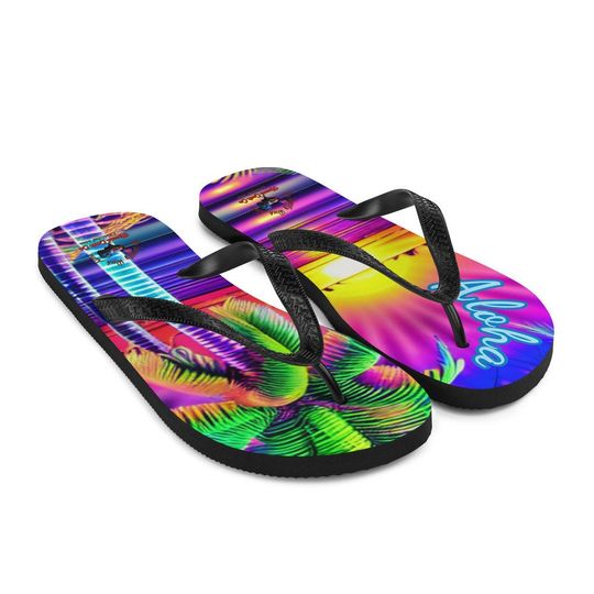 Tropical Sunset Aloha Edition Flip-Flops
