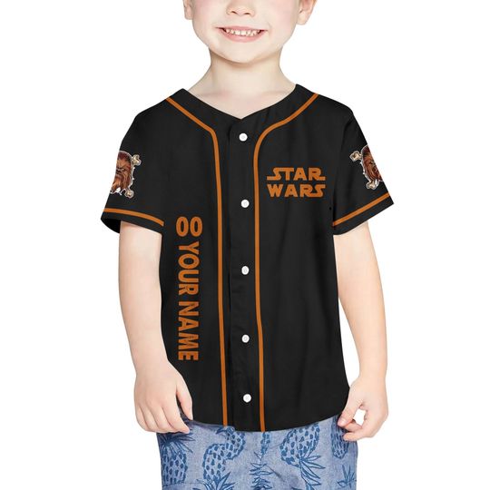 Personalize  Starwar Chewbacca Baseball Jersey For Fans Disney