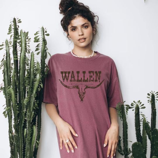 Wallen Western Tshirt, Retro Wallen Western