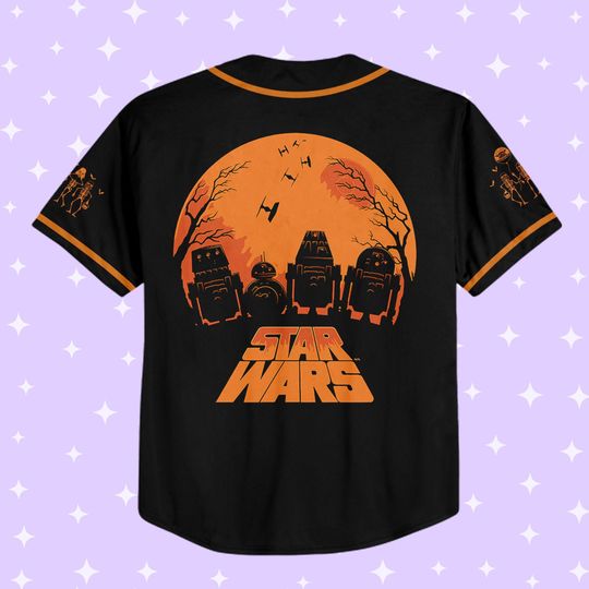 Personalized Halloween Star Wars Astromech Droid, Custom Disney Jersey, Halloween Disney Tee