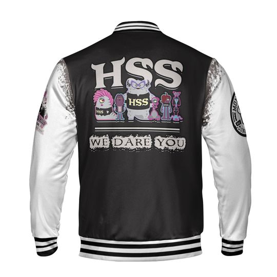 Personalized Monster University HSS Uniform Disney Baseball Jacket