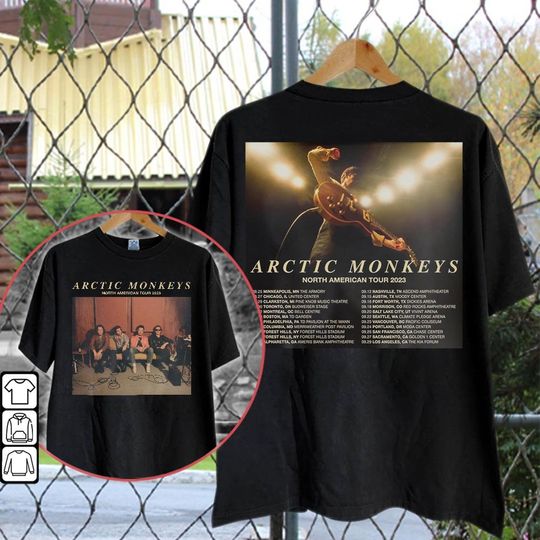 Arctic Monkeys North American TOUR DATES 2023 Shirt, Music Tour 2023 T-Shirt