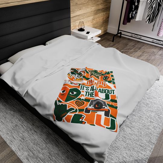 Miami Velveteen Fleece Blanket