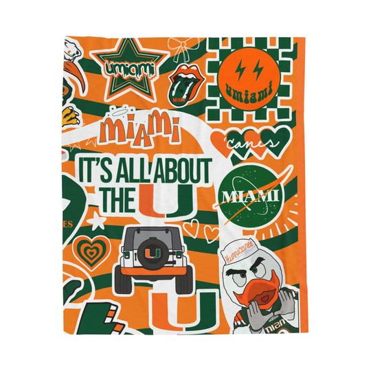 Miami Velveteen Fleece Blanket