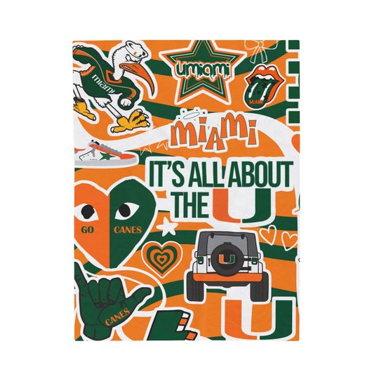 Miami Velveteen Fleece Blanket