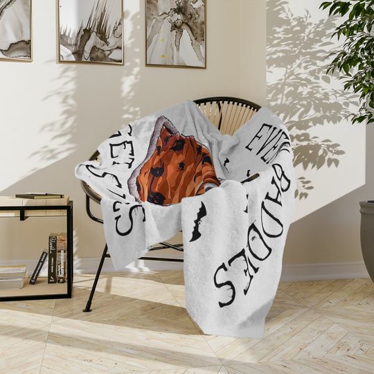 Michael Myers Even Baddies Get Saddies Halloween Blanket