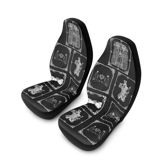 Gothic patchwork Polyester Car Seat Covers