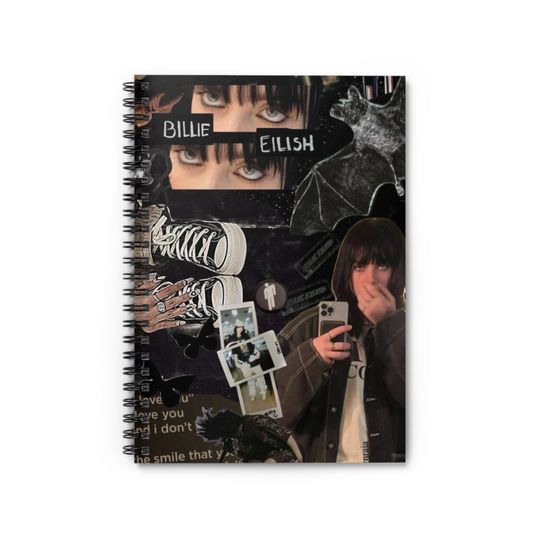 Billie Eilish Spiral Notebook - Ruled Line